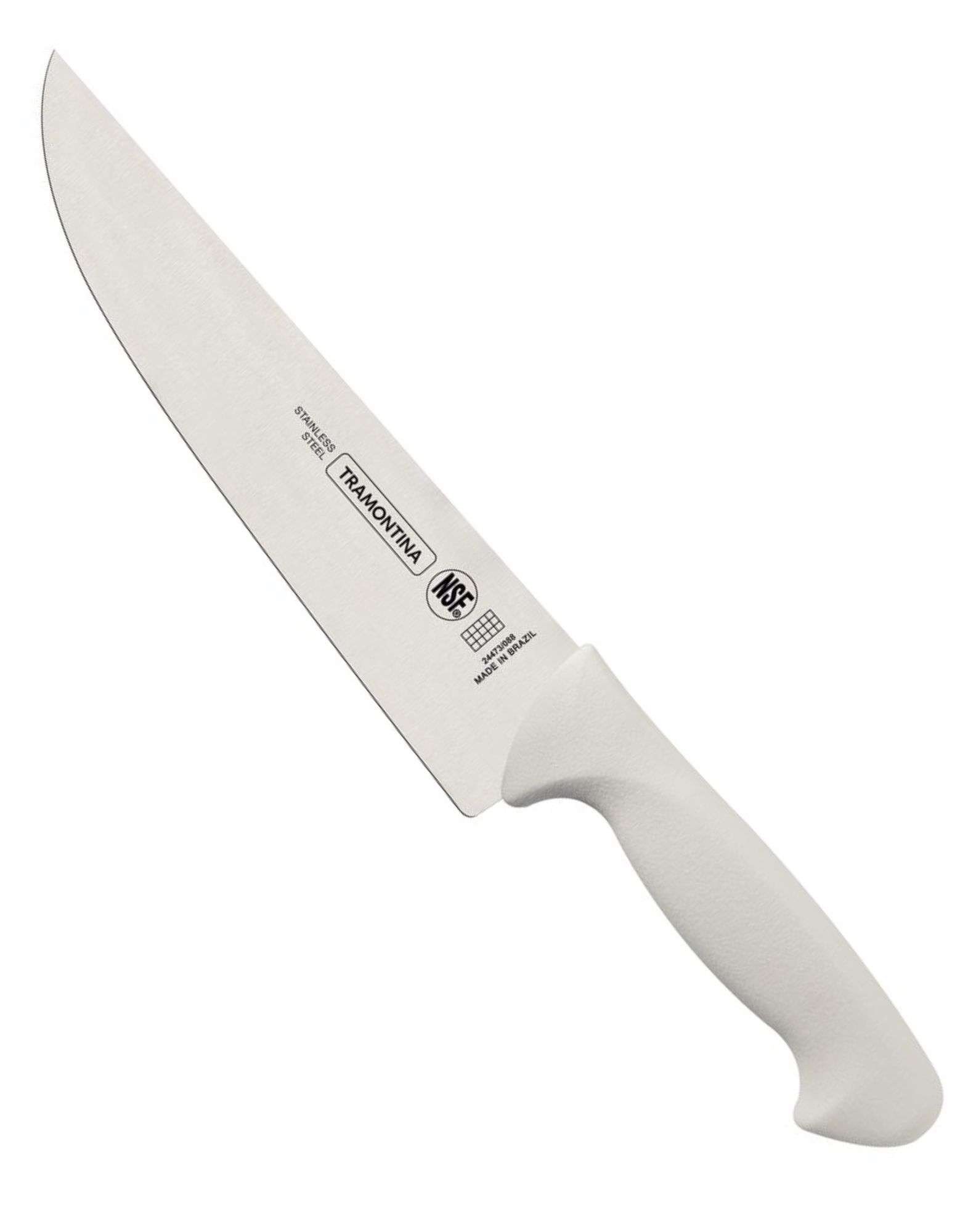 Cuchillo Carnicero 8" Tramontina Blanco Premium - Imagen 2
